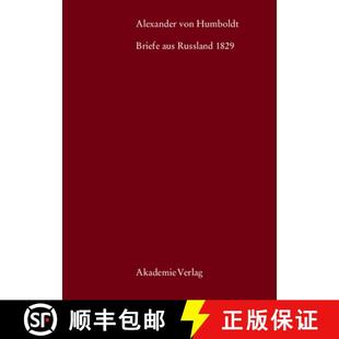 Briefe 1829：Mit Alexander Humboldt Ette 预订 Ottmar aus von einleitenden einem Russland 9783050045962 Essay