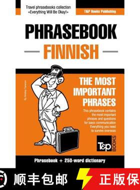 【3-4周达】English-Finnish phrasebook and 250-word mini dictionary [9781784924157]