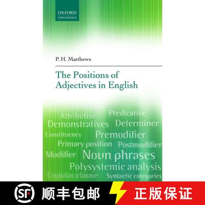 【3-4周达】The Positions of Adjectives in English [9780199681594]