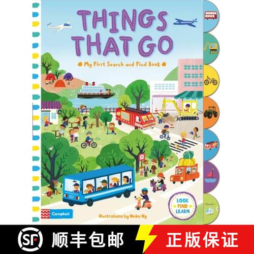 【3-4周达】My First Search and Find: Things That Go [9781447277262]