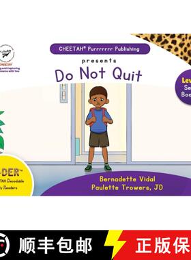 【3-4周达】C-DER (Cheetah Decodable & Early Readers) Set 8, Book 63, Do Not Quit [9798330336289]