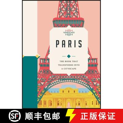 【3-4周达】Paperscapes: Paris: The Book That Transforms Into a Cityscape [9780233006000]