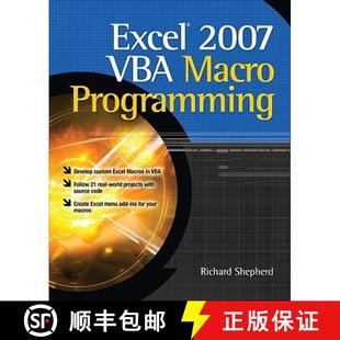 【3-4周达】Excel 2007 VBA Macro Programming [9780071627009]
