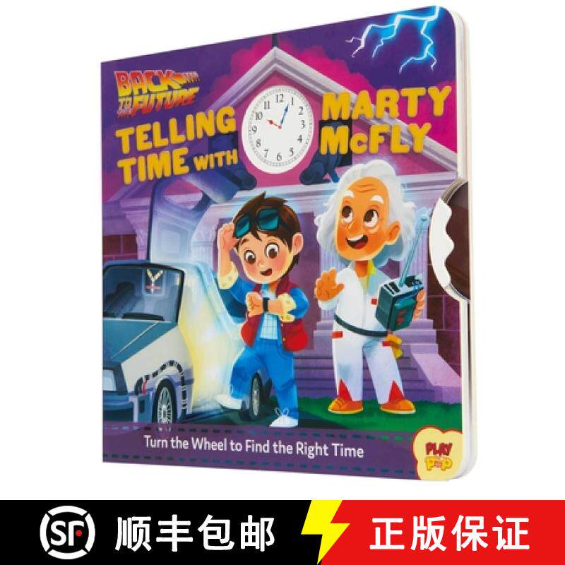 预订 Back to the Future: Telling Time with Marty McFly: (Pop Culture Board Books, Teaching Telling Ti... [9781683839415]