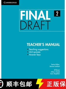 【3-4周达】Final Draft Level 2 Teacher's Manual: - Final Draft Level 2 Teacher's Manual [9781107495425]