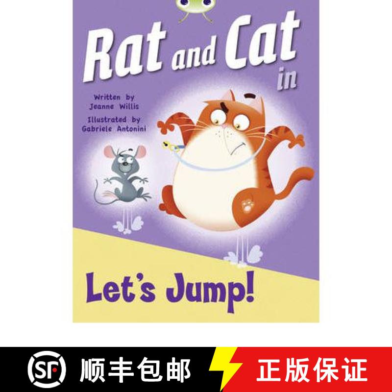 【3-4周达】Bug Club Red C (KS1) Rat and Cat in Let's Jump 6-pack: - Bug Club Red C (KS1) Rat and Cat ... [9780433018681]