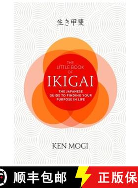 【3-4周达】The Little Book of Ikigai : The secret Japanese way to live a happy and long life [9781787470279]