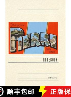【3-4周达】Vintage Lined Notebook Greetings from Pierre [9798385407286]