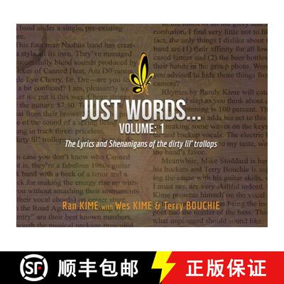 【3-4周达】精装 Just Words: Volume1 - The Lyrics & Shenanigans of the dirty lil' trollops (hardcover) [9798868993336]