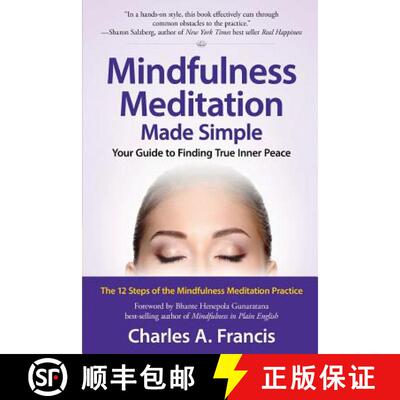 【3-4周达】Mindfulness Meditation  Made Simple: Your Guide to Finding True Inner Peace [9780990840503]