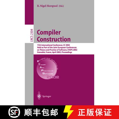 【3-4周达】Compiler Construction: 11th International Conference, CC 2002, Held as Part of the Joint E... [9783540433699]