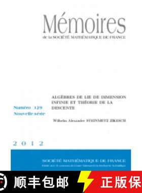 预订 Algèbres de Lie de dimension inﬁnie et théorie de la descente 法国数学学会 [9782856293492]