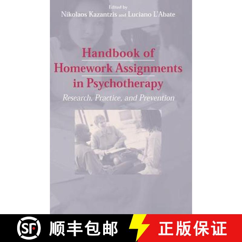 【3-4周达】Handbook of Homework Assignments in Psychotherapy: Research, Practice, and Prevention [9780387296807]