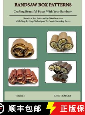 【3-4周达】Bandsaw Box Paterns: Volume II [9781735296142]