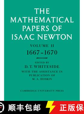 【3-4周达】Mathematical Papers of Isaac Newton: Volume 2, 1667-1670: - 1667-1670 [9780521045964]