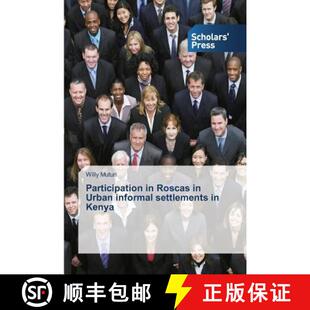 Roscas Urban 9783639701005 Participation Kenya settlements 预订 informal