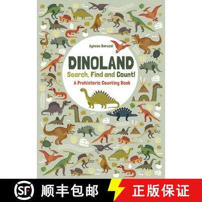 精装 Dinoland: A Prehistoric Counting Book : Search, Find, and Count! [9788854415430]