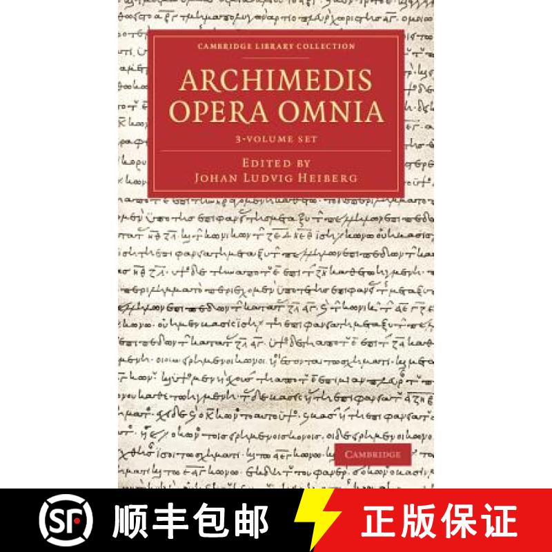 【3-4周达】Archimedes Opera Omnia 3 Volume Set: - Archimedes Opera Omnia 3 Volume Set [9781108062589]