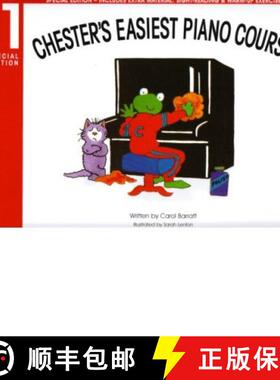 【3-4周达】Chester's Easiest Piano Course - Book 1 (Special Edition) [9781847725523]