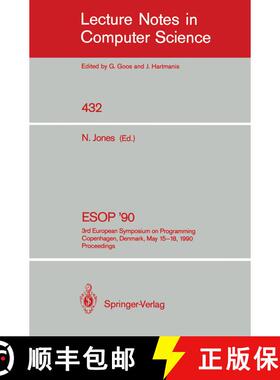 【3-4周达】ESOP '90 : 3rd European Symposium on Programming, Copenhagen, Denmark, May 15-18, 1990, Pr... [9783540525929]