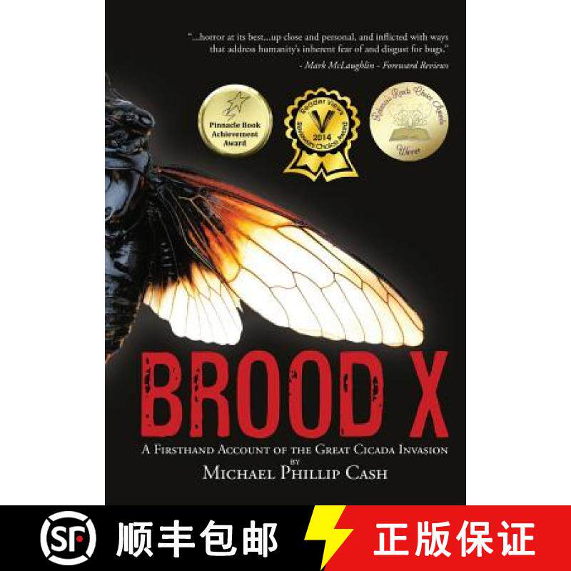 【3-4周达】Brood X: A Firsthand Account of the Great Cicada Invasion [9781947118782]