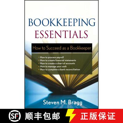 【3-4周达】Bookkeeping Essentials: How To Succeed As A Bookkeeper [Wiley会计] [9780470882559]