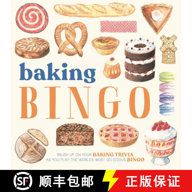 【3-4周达】Baking Bingo: Brush Up on Your Baking Know-How as You Play the World's Most Delicious Game [9781917366861]