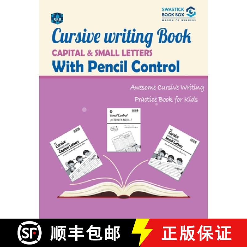 【3-4周达】SBB Cursive Writing Book Capital and Small Letters with Pencil control [9789389288957]