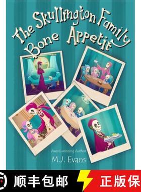 【3-4周达】The Skullington Family Bone Appetit [9781737361800]