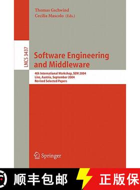【3-4周达】Software Engineering and Middleware : 4th International Workshop, SEM 2004, Linz, Austria,... [9783540253280]