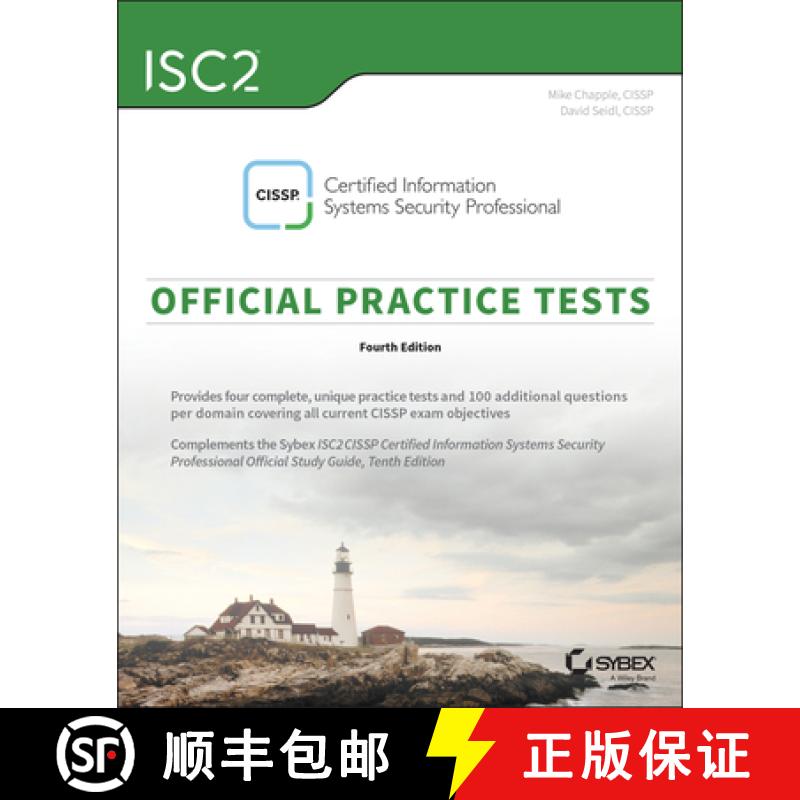 【4周达】Isc2 Cissp Certified Information Systems Security Professional Official Practice Tests [9781394255078]