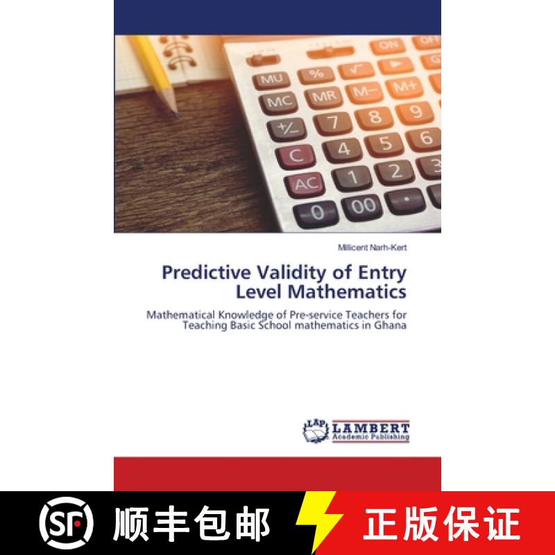 预订 Predictive Validity of Entry Level Mathematics [9786203463071]