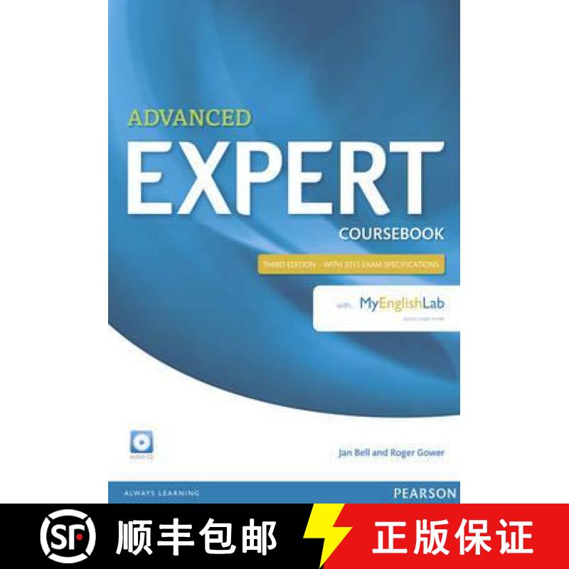 【3-4周达】Expert Advanced 3rd Edition Coursebook with Audio CD and MyEnglishLab Pack [9781447961994]