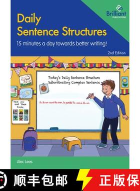 【3-4周达】Daily Sentence Structures: 15 Minutes a Day Towards Better Writing! [9781783173457]