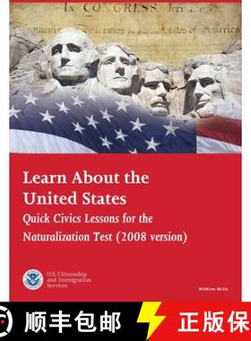 预订 Learn About the United States: Quick Civics Lessons for the Naturalization [9781998050079]