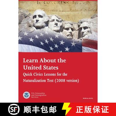 【3-4周达】Learn About the United States: Quick Civics Lessons for the Naturalization [9781998050079]