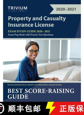 【3-4周达】Property and Casualty Insurance License Exam Study Guide 2020-2021: P&C Exam Prep Book wit... [9781635307023]