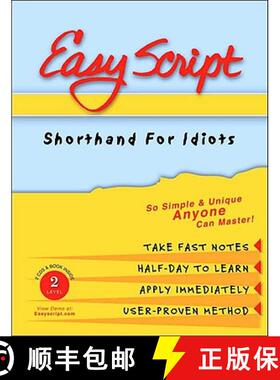 【3-4周达】Easyscript 2 -- Intermediate (80 Wpm): How to Take Fast & Legible Notes in A Matter of Hou... [9781893726024]