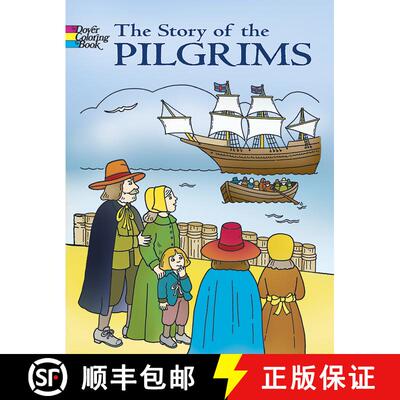 预订 The Story of the Pilgrims Coloring Book [9780486444307]