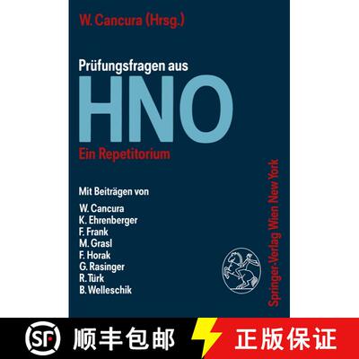 【3-4周达】Prüfungsfragen aus HNO : Ein Repetitorium [9783211820834]