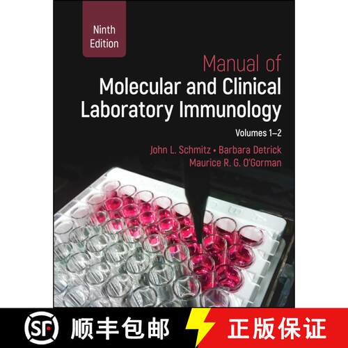 【3-4周达】精装 Manual of Molecular and Clinical Laboratory Immuno logy, 9th Edition [9781683673996]