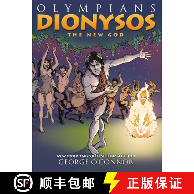 【3-4周达】Olympians: Dionysos: The New God [9781626725317]