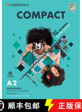 现货 剑桥KET考试 练习册（不带答案带音频）Compact Key for Schools Workbook Without Answers with Audio ... [9781108614047]