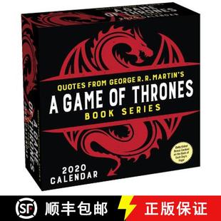 【3-4周达】Quotes from George R. R. Martin's Game of Thrones Book Series 2020 Day-to-Day Calendar [9781449498405]