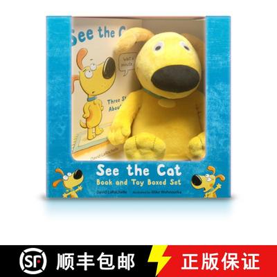 【3-4周达】See the Cat Book and Toy Boxed Set: (Gift Set with Dog Plush Stuffed Animal and Humorous R... [9781536233148]