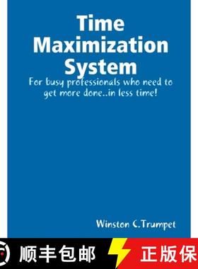 【3-4周达】Time Maximization System [9780359874552]