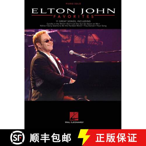 【3-4周达】Elton John Favorites: Favorites [9781458417282]