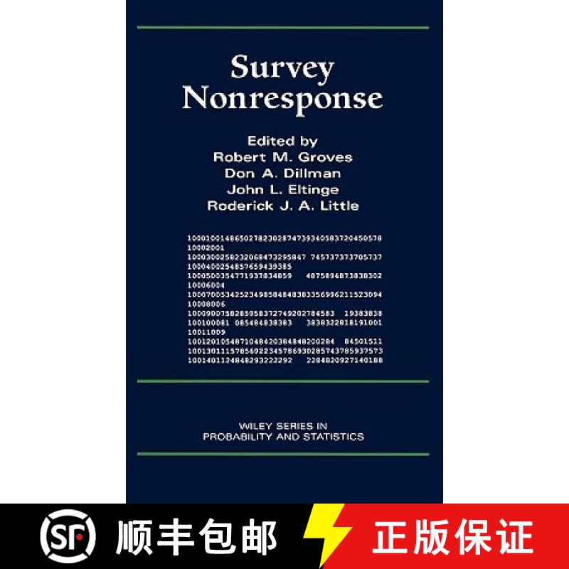 【3-4周达】Survey Nonresponse [Wiley统计学] [9780471396277]