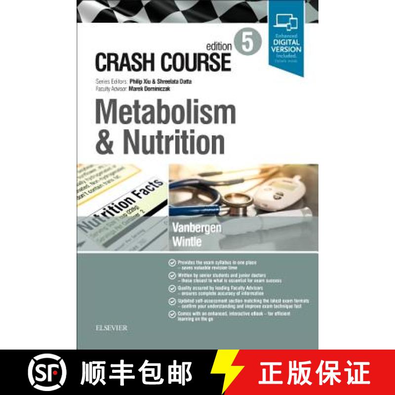 【3-4周达】Crash Course Metabolism and Nutrition [9780702073410]