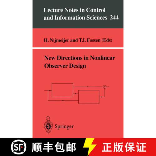 【3-4周达】New Directions in Nonlinear Observer Design (1st Edition.) [9781852331344]